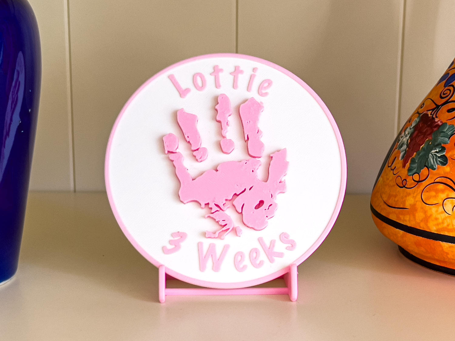 Personalised Child Handprint / 3D Scan Plaques
