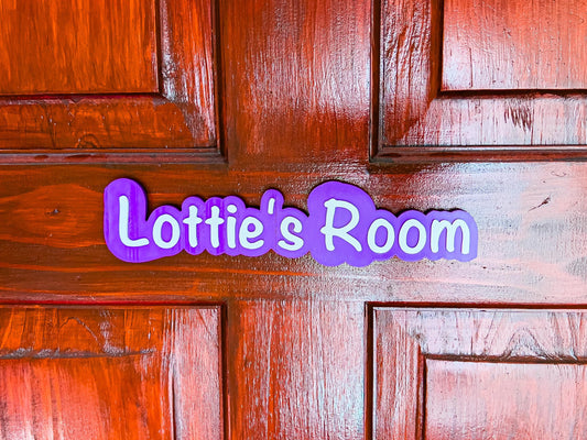 Personalised 3D Name Sign | 7x Colours Available